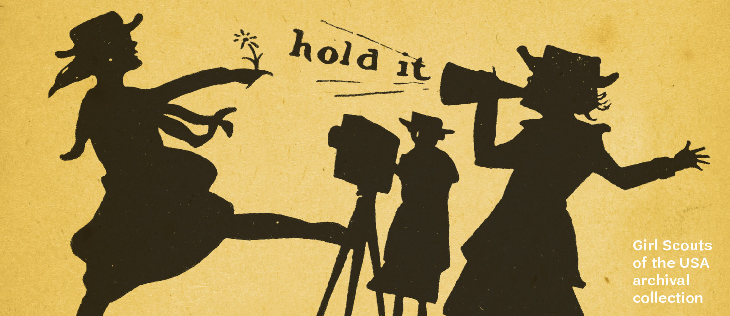  Hold it. Girl Scouts of the USA archival collection. 