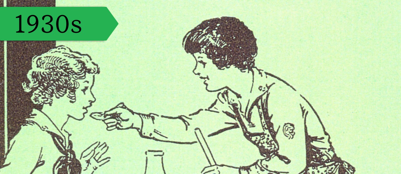 Promotional booklet, "Who Are the Girl Scouts?," published by Girl Scouts Inc., circa 1933.